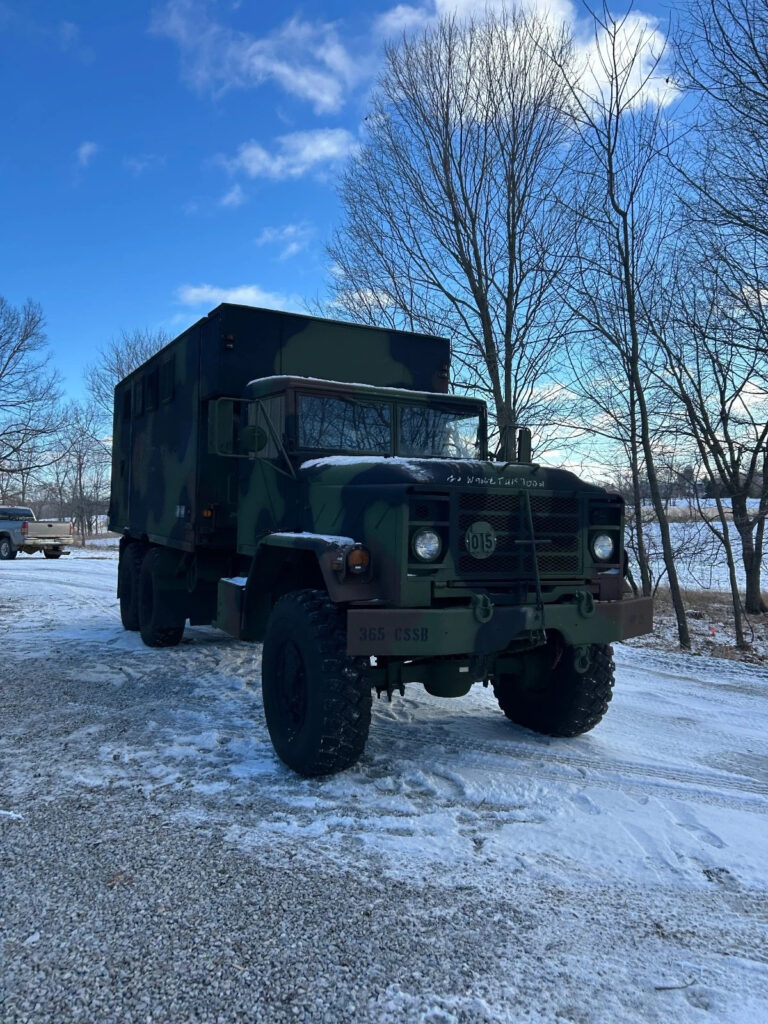 1991 BMY M934a2 Expandable van 6×6 Super Nice!!! Rebuilt in 2010