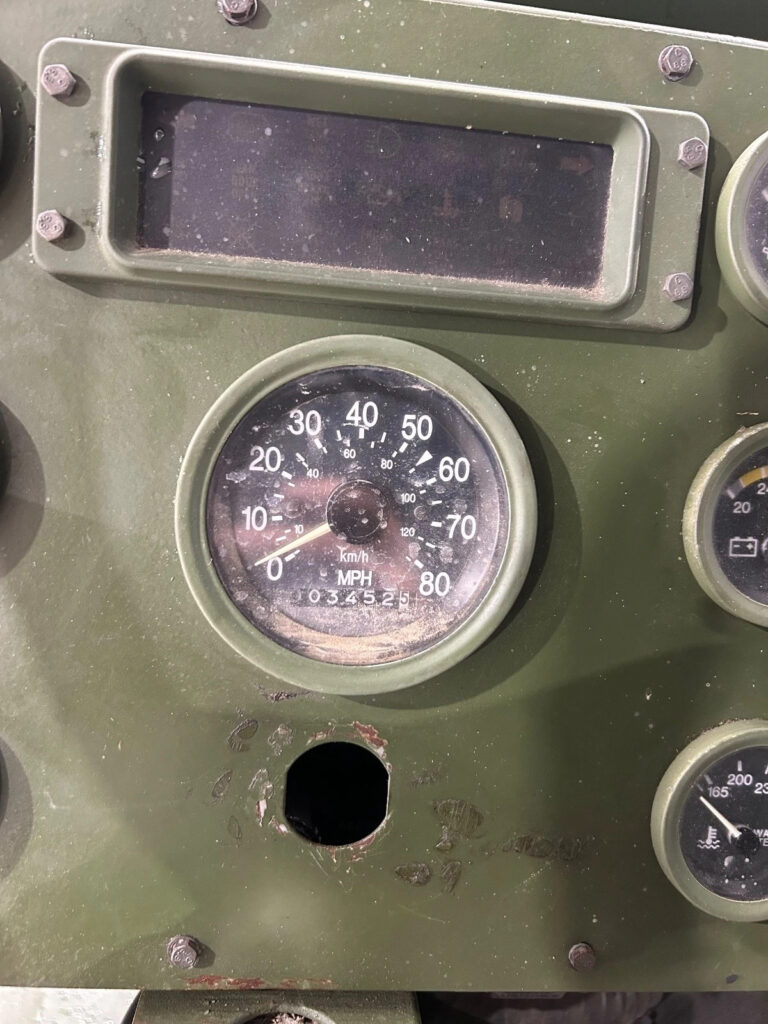 1998 Stewart and Stevenson M1079 Van Body Truck 4×4 CAT Diesel Engine. Low Miles