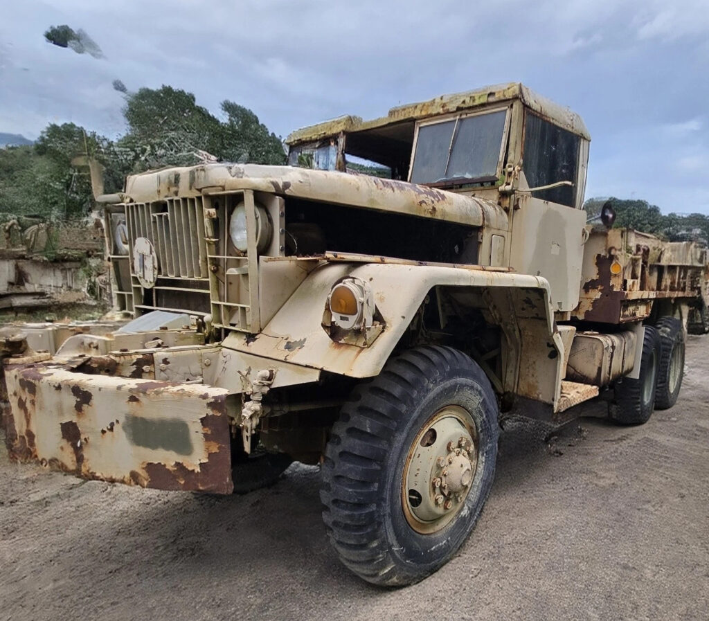 M35a2 2 1/2 Ton, Six Cylinder Multi-Fuel Turbo Cargo Truck, 5 Speed Overdrive