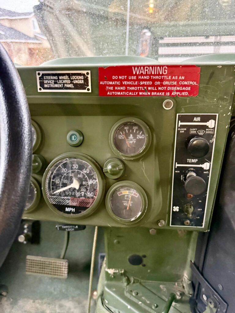 1993 Am General M998 Military Humvee Cargo 4×4 Hmmwv