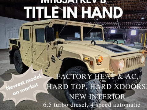 2009 M1165a1 Rev B Hmmwv for sale