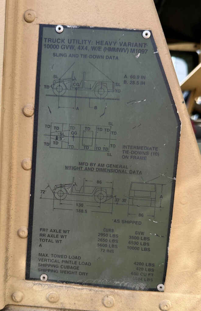 2012 Am General Hmmwv M1097r1 Military Humvee Rebuilt Th400 Runs Great 25k Miles