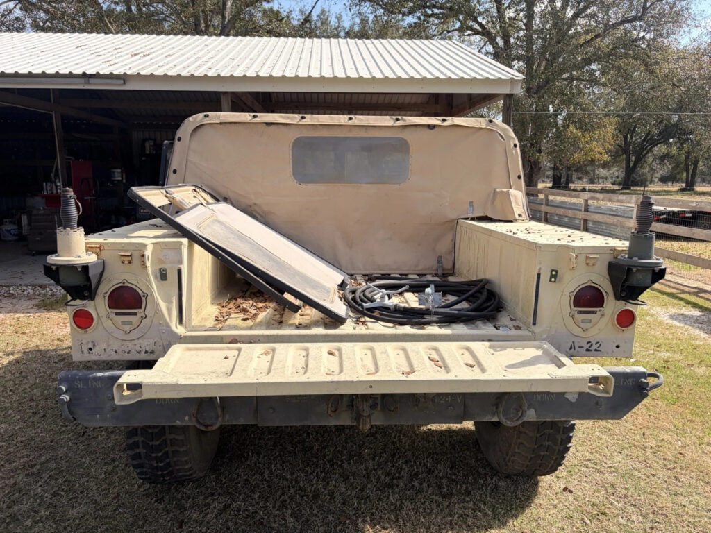 Am General M1097r1 Hmmwv 4 Door Soft Top W/truck Body Runs Great!