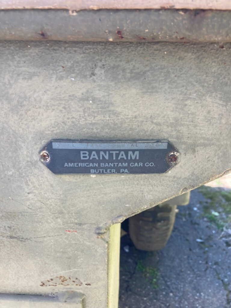 WWII Bantam T3 Trailer LAST TIME Listing ON EBAY