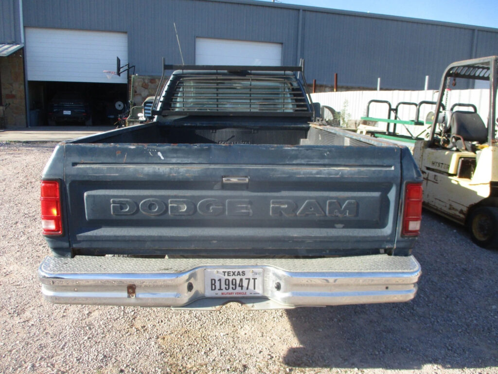 1989 1st Gen Dodge D250 3/4-Ton Pickup Truck, Ex- USAF Air Force, Runs Good, V8