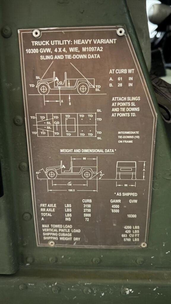 Hmmwv/ Humvee/ Hummer M1097a2