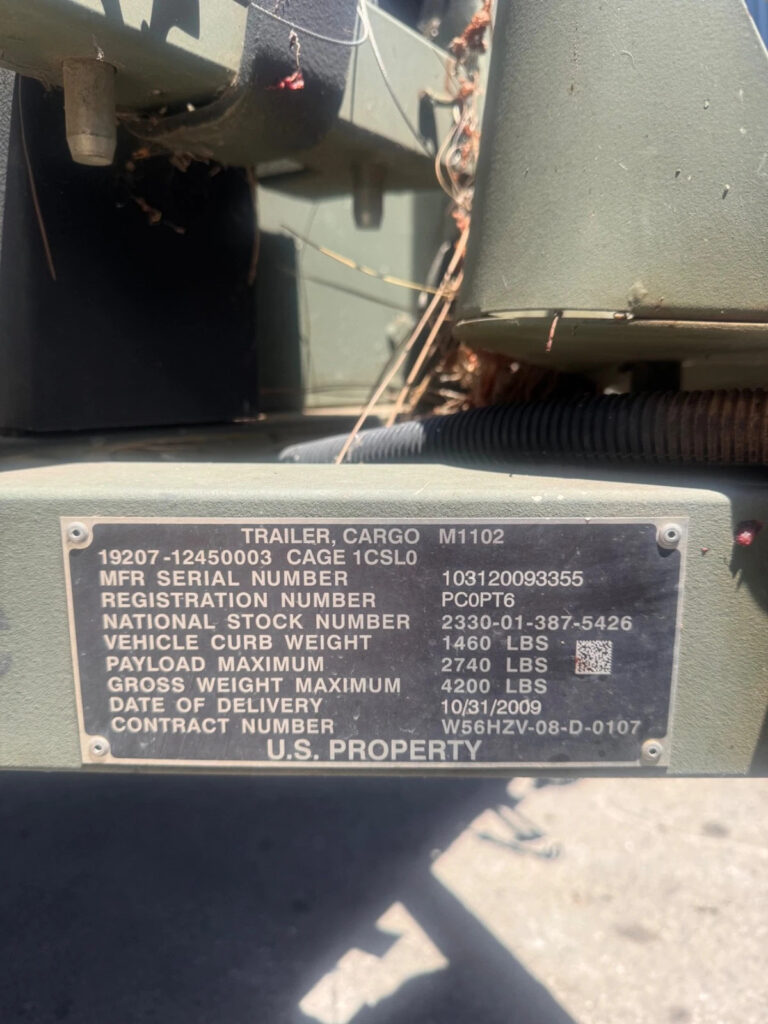 Military Trailer