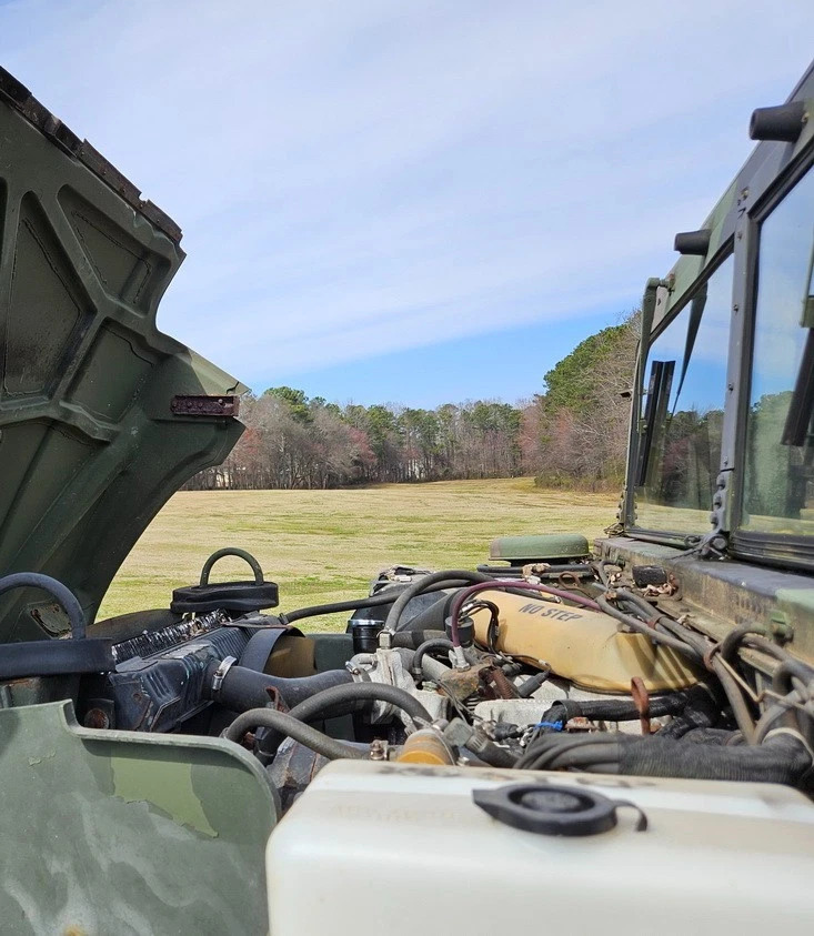 1987 American General Humvee Hmmwv M998 4 X-Doors with Helmet Top – Titled