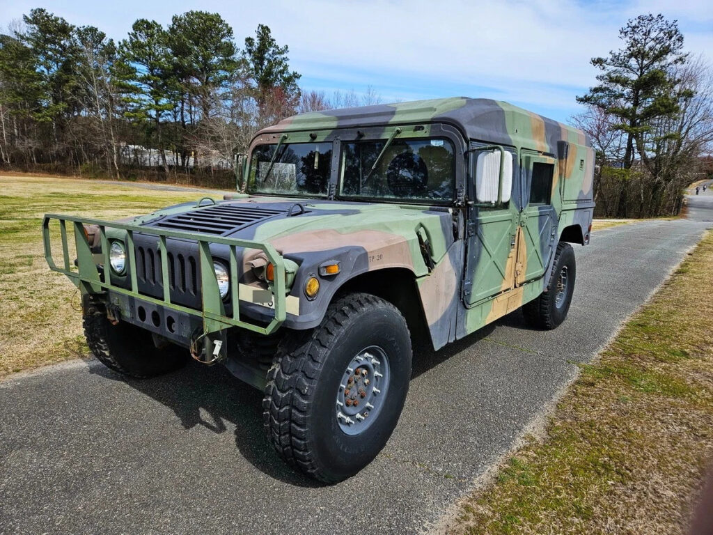 1987 American General Humvee Hmmwv M998 4 X-Doors with Helmet Top – Titled