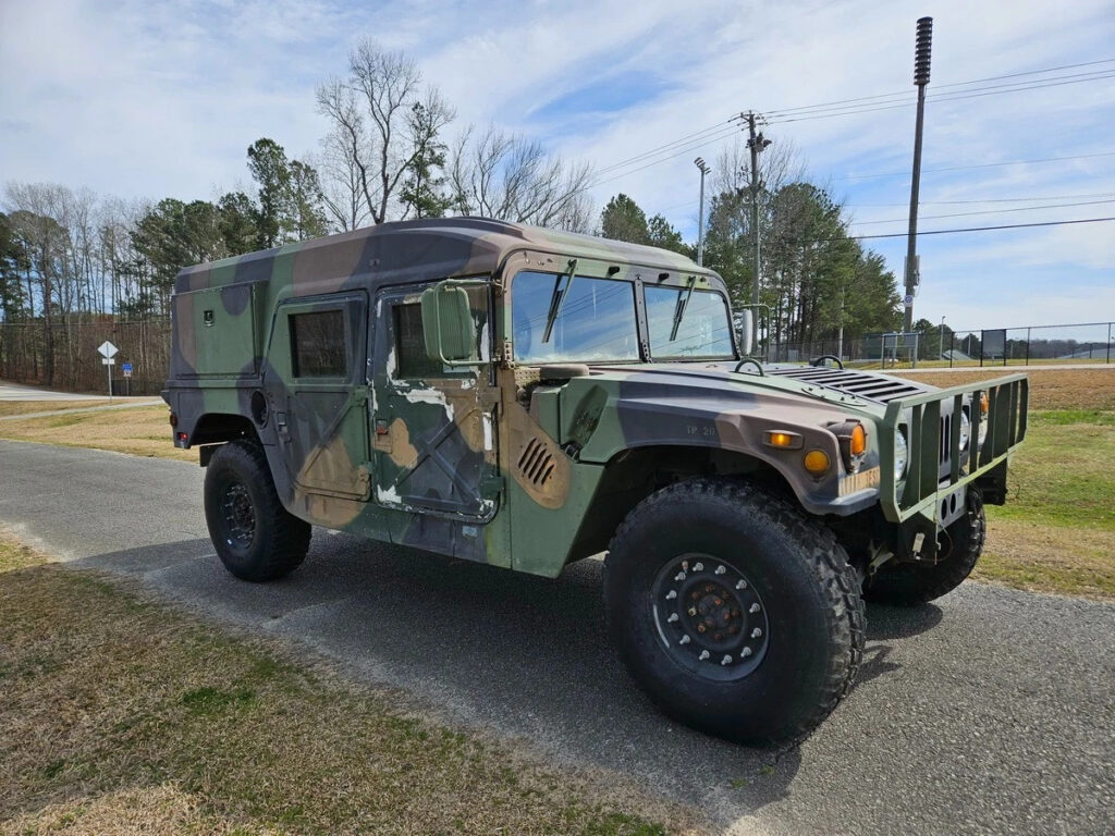 1987 American General Humvee Hmmwv M998 4 X-Doors with Helmet Top – Titled
