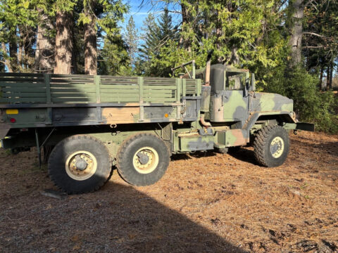 M925a 1988 5 ton Truck Cargo with 2 Lb line pull Winch for sale