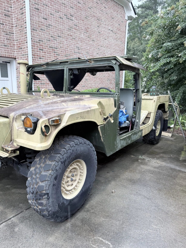 *running* M1152 Rev B Hmmwv, Humvee 6.5L Turbo w/ OD (4 Speed) Military Vehicle
