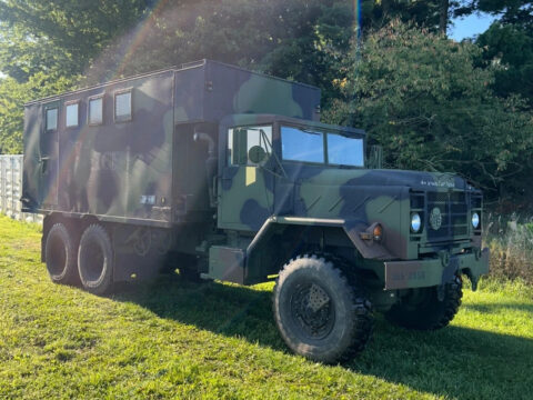 1991 BMY M934a2 Expandable van 6×6 Truck Low Miles Overland Camper Cummins for sale