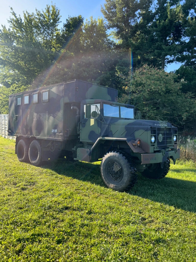 1991 BMY M934a2 Expandable van 6×6 Truck Low Miles Overland Camper Cummins