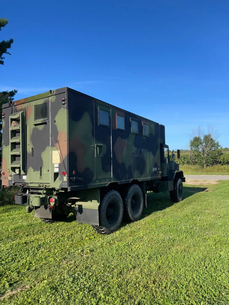 1991 BMY M934a2 Expandable van 6×6 Truck Low Miles Overland Camper Cummins