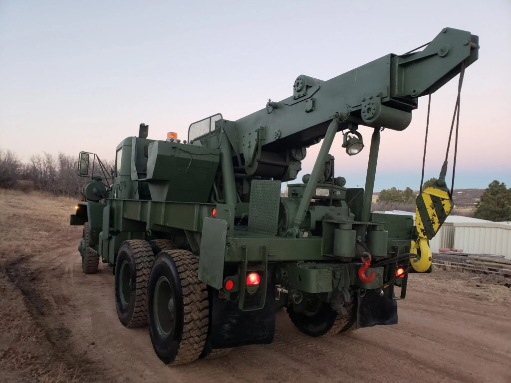 1970 Am General M816 6×6 Refurbished Crane Truck Wrecker w/ Cummins Diesel